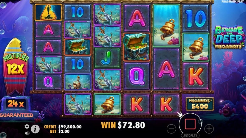 Beware The Deep Megaways slot screen 7