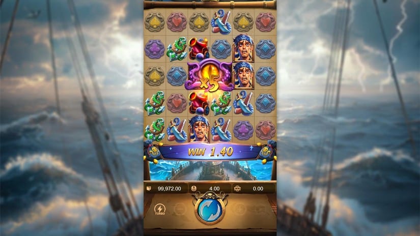 Kraken Gold Rush slot screen 4