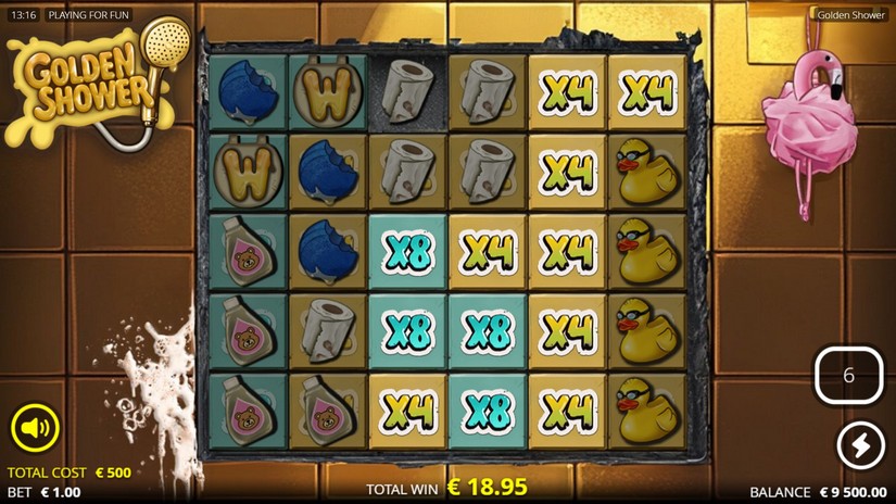 Golden Shower slot screen 5