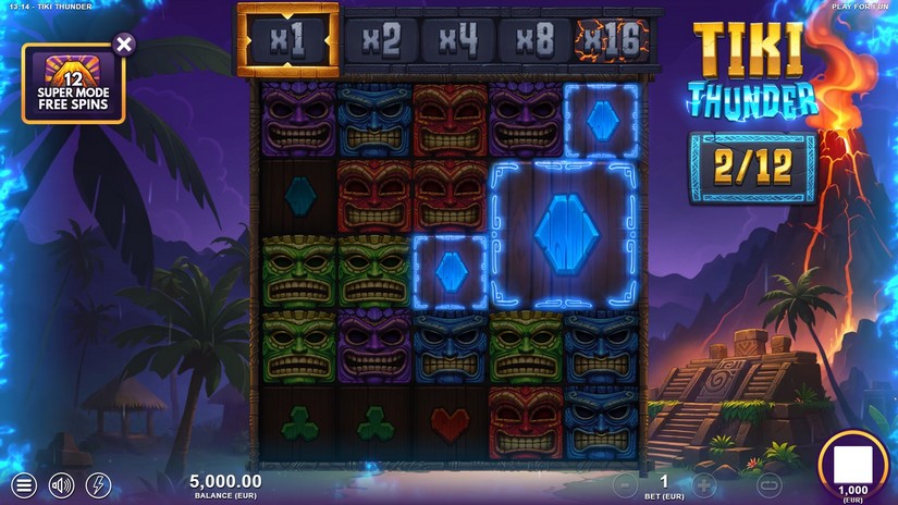 Tiki Thunder slot screen 4