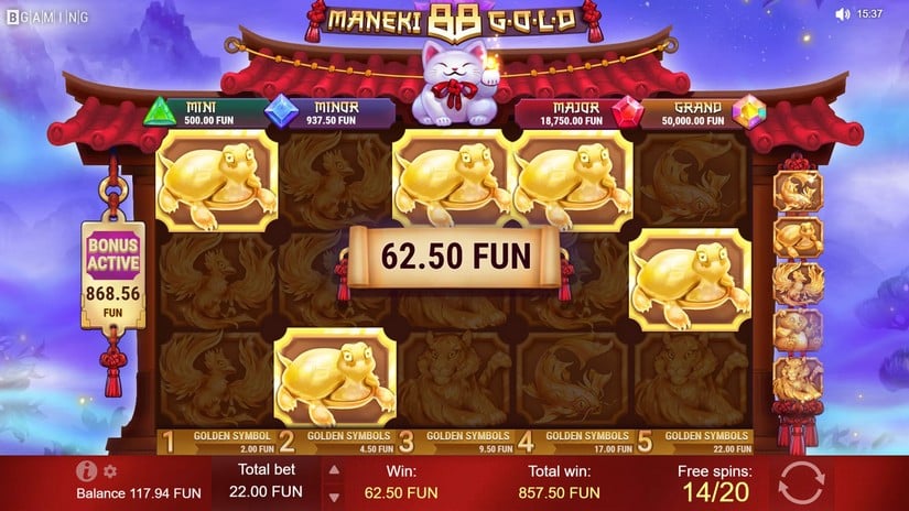 Maneki 88 Gold slot screen 8