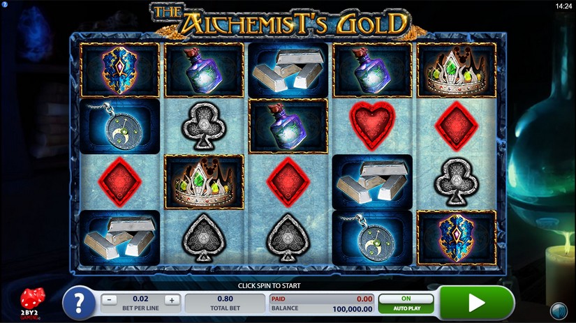 The Alchemist’s Gold slot screen 1