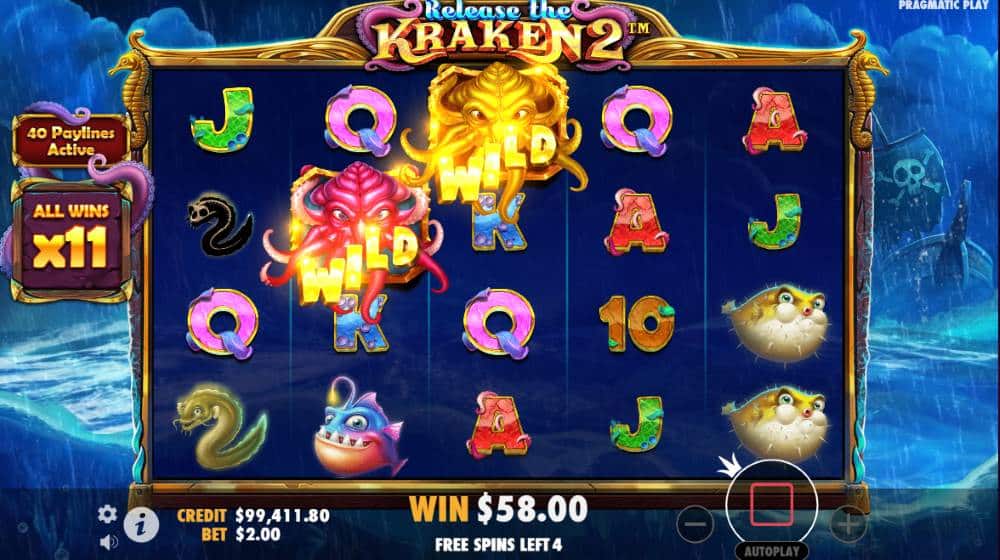 Release the Kraken 2 play in demo