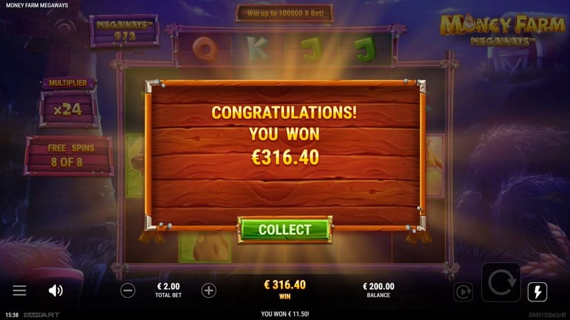 Money Farm Megaways slot screen 6