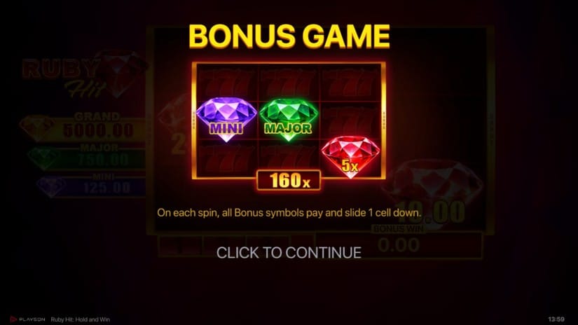 Ruby Hit: Hold and Win slot screen 5