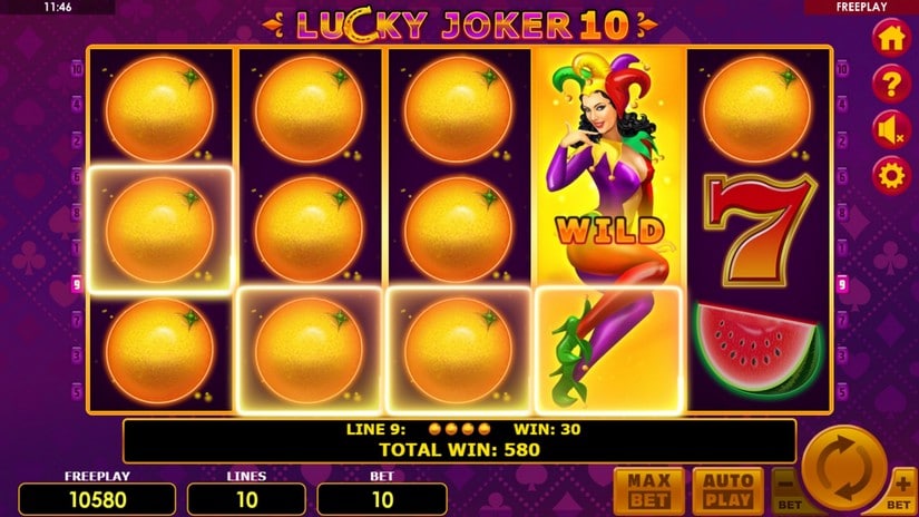 Lucky Joker 10 slot screen 3