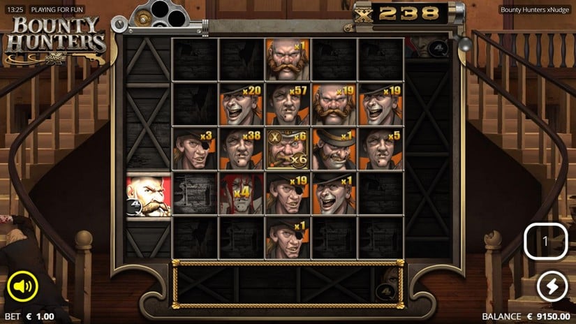 Bounty Hunters slot screen 5