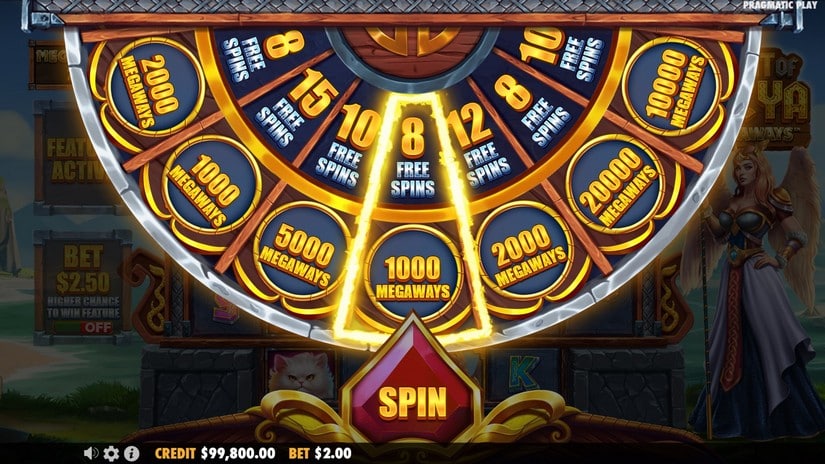 Might of Freya Megaways slot screen 3