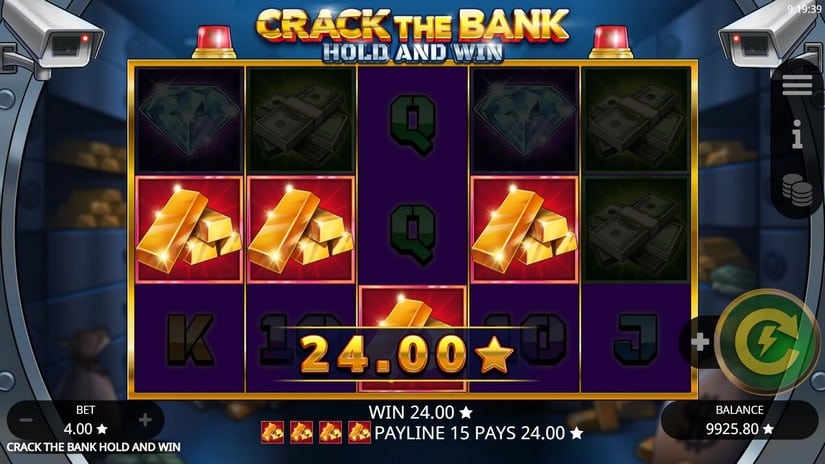 Crack the Bank Hold And Win slot screen 3