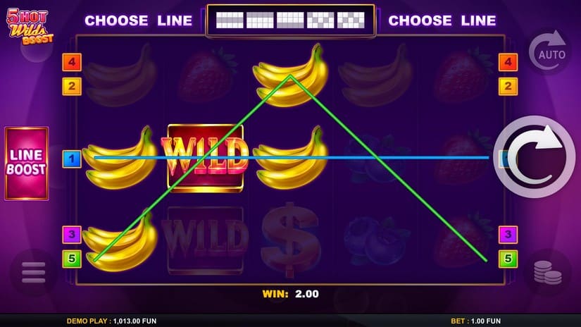 5 Hot Wilds Boost slot screen 4