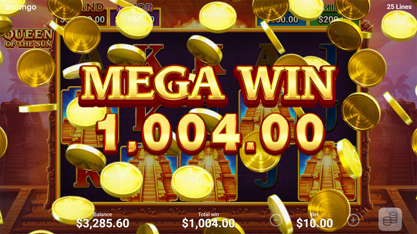 Queen of the Sun slot screen 4