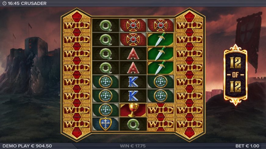 Crusader slot screen 6