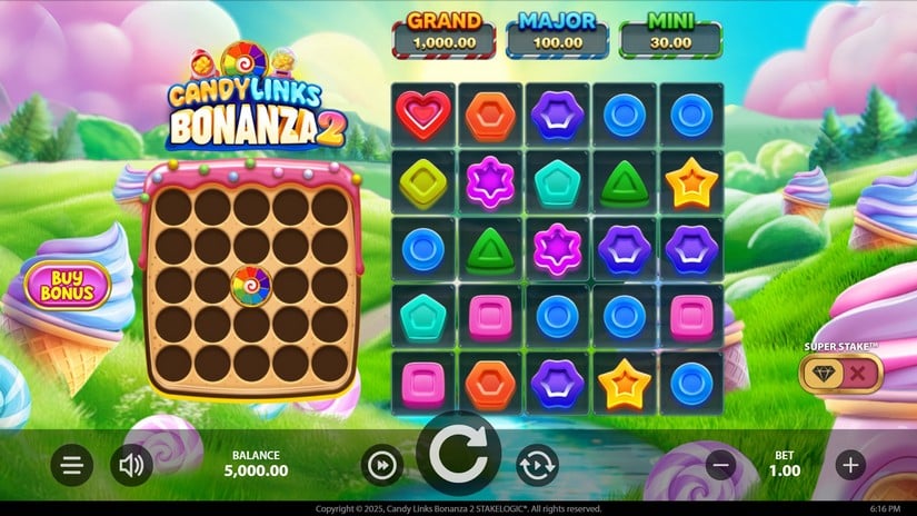 Candy Links Bonanza 2 slot screen 1