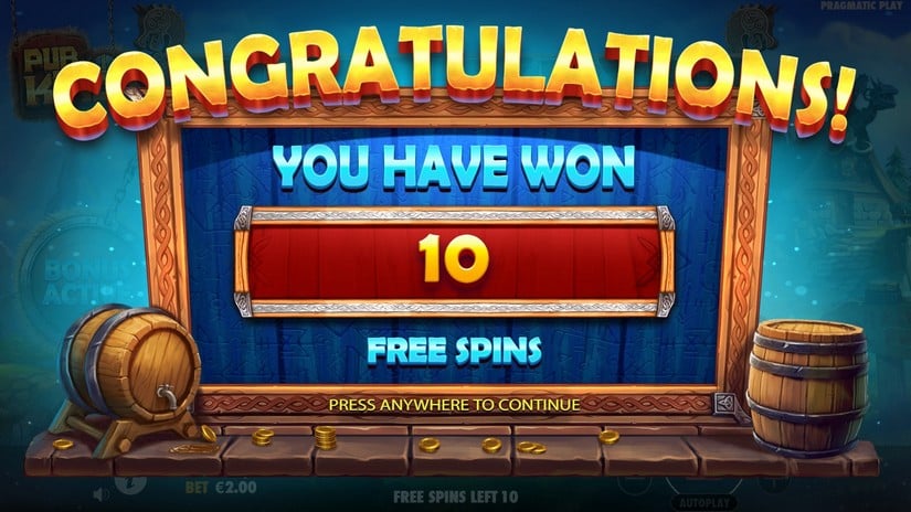Pub Kings slot screen 2