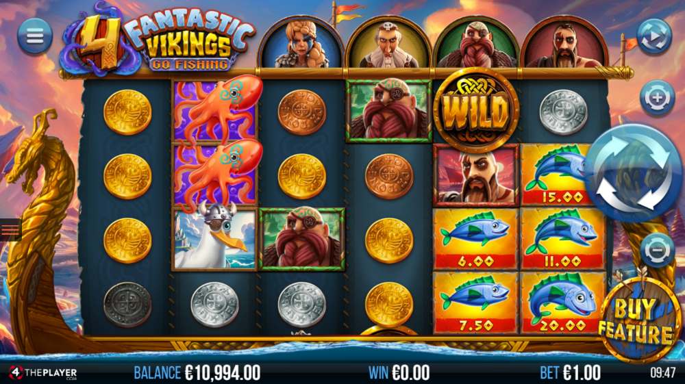 4 Fantastic Vikings Go Fishing base game