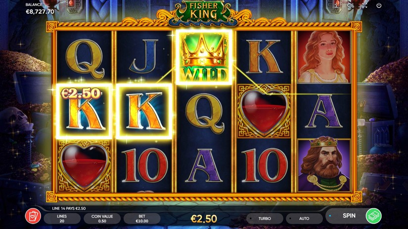 Fisher King slot screen 2