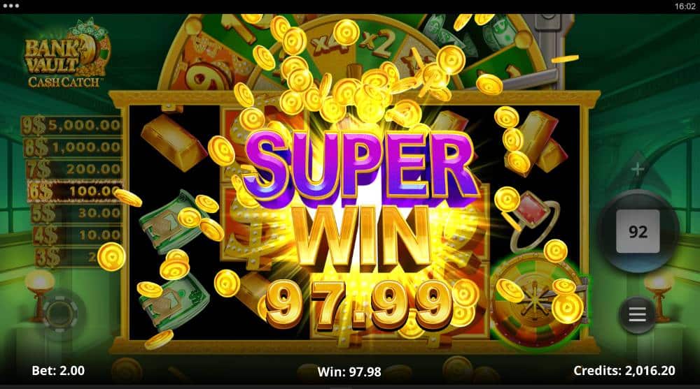 Bank Vault slot from SpinPlay Games