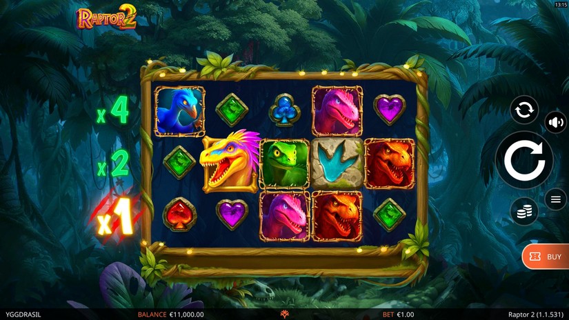 Raptor 2 slot screen 1