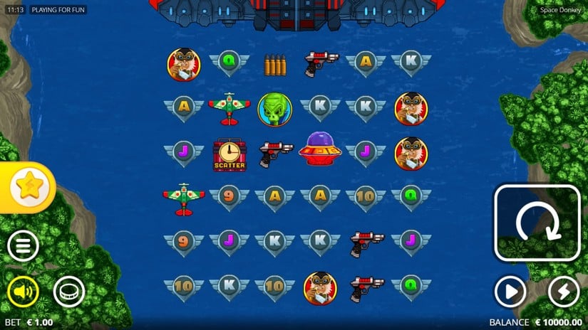 Space Donkey slot screen 1