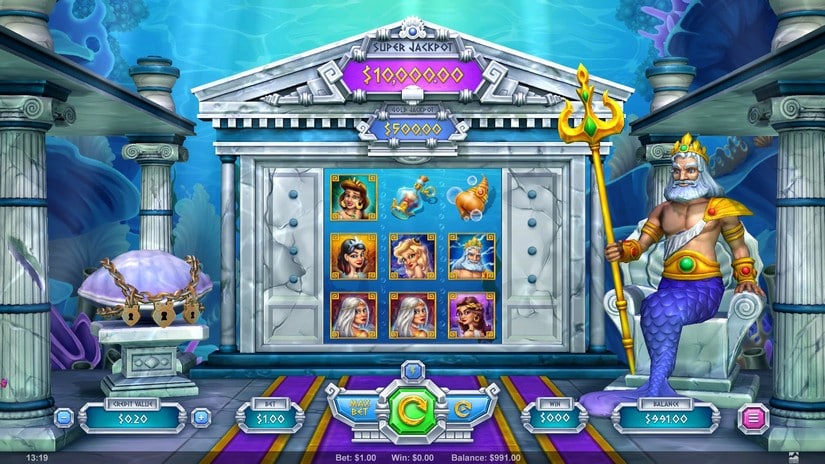 Triton’s Secret slot screen 2