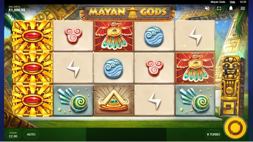 Mayan Gods slot screen 1