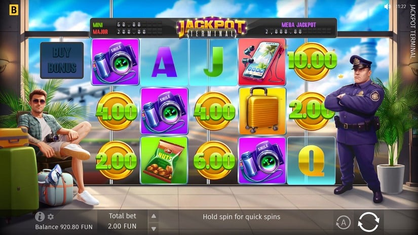 Jackpot Terminal slot screen 2