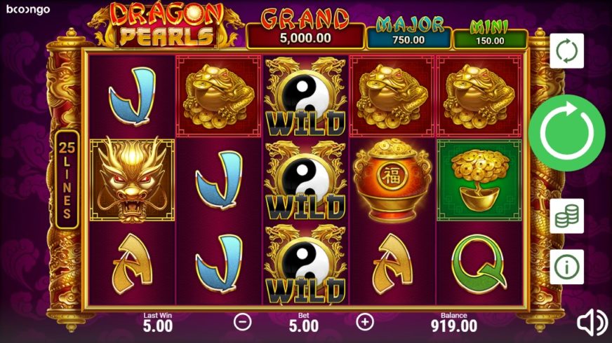 Dragon Pearls: Hold & Win slot screen 1