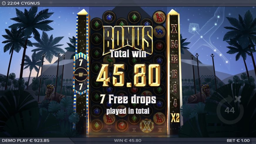 Cygnus slot screen 4