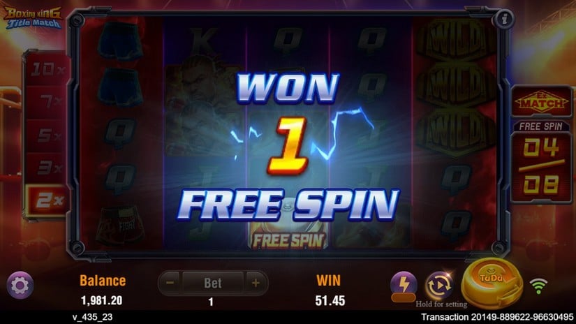 Boxing King Title Match slot screen 6