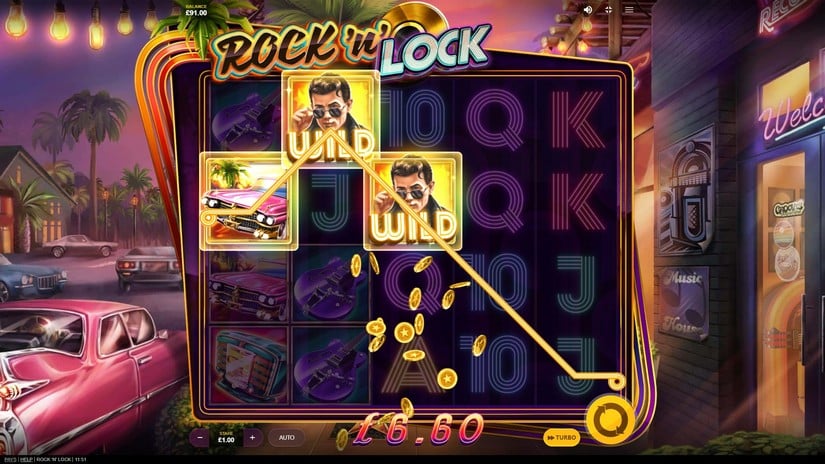 Rock’N’Lock slot screen 3