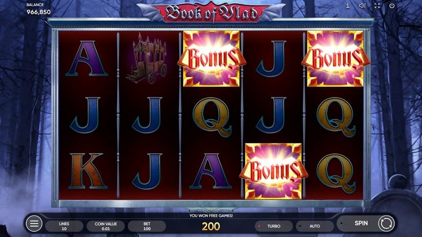 Book of Vlad slot screen 3