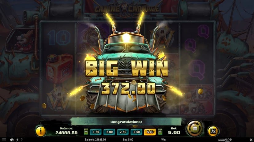 Canine Carnage slot screen 4