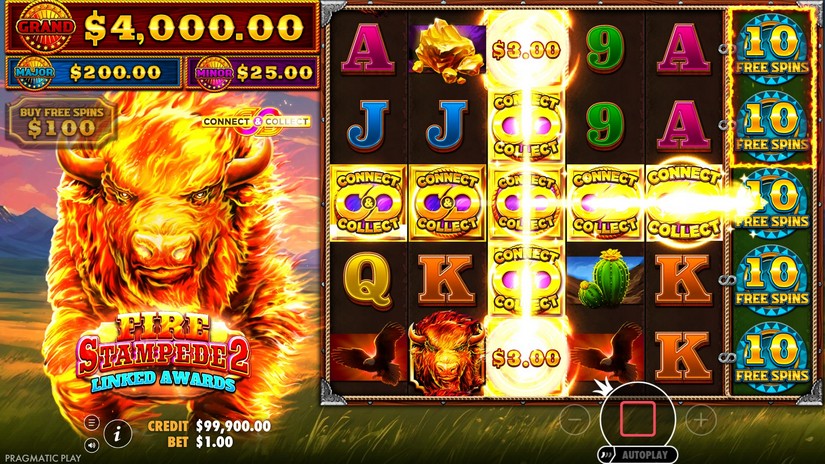 Fire Stampede 2 slot screen 2