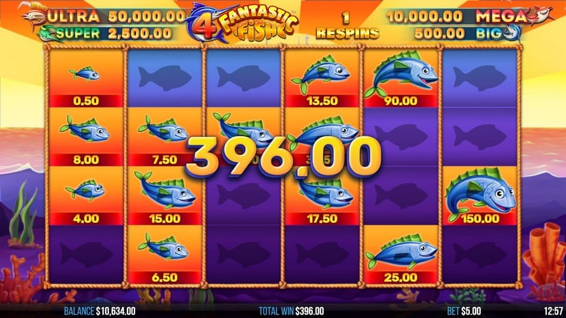 4 Fantastic Fish slot screen 7
