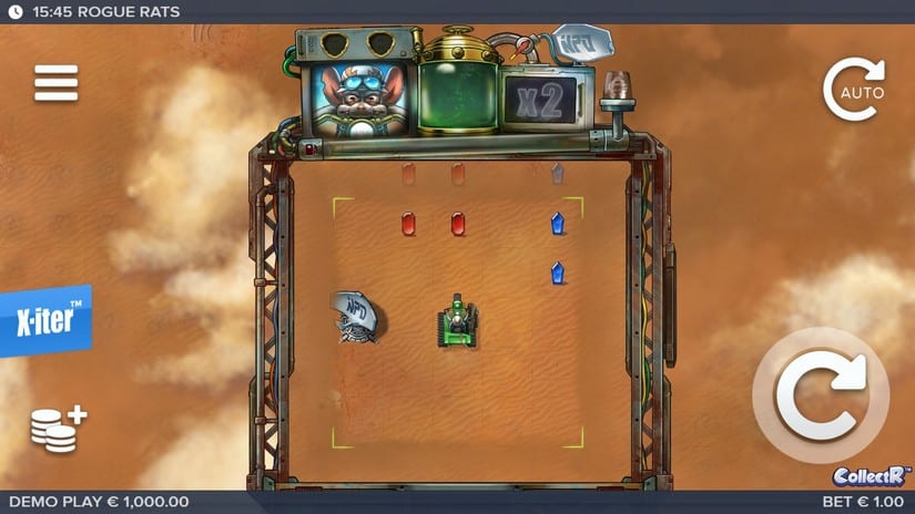 Rogue Rats of Nitropolis slot screen 1