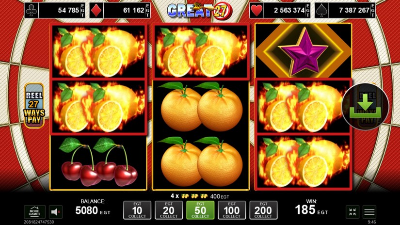 Great 27 slot screen 2