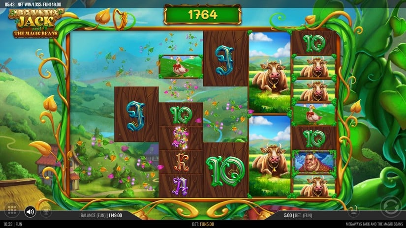 Megaways Jack and The Magic Beans slot screen 3