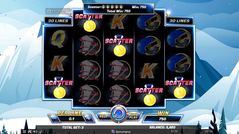 Winter’s Gold slot screen 4
