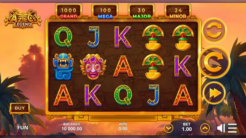 Aztec’s Legend slot screen 1