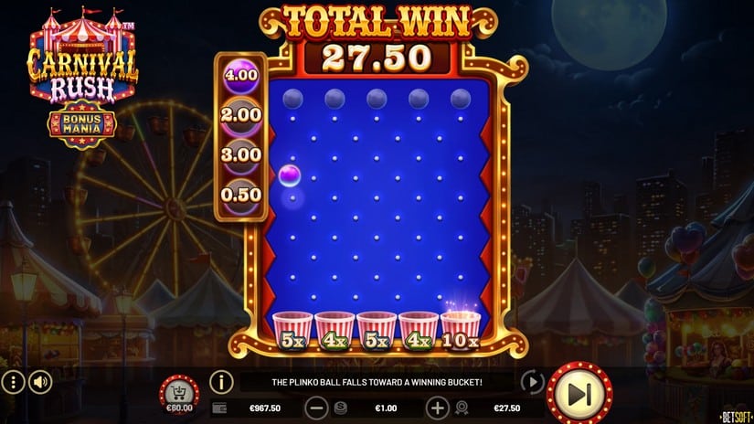 Carnival Rush slot screen 4