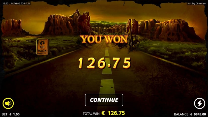 Kiss My Chainsaw slot screen 7