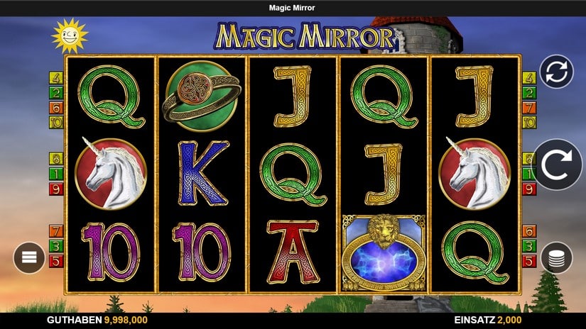 Magic Mirror slot screen 1