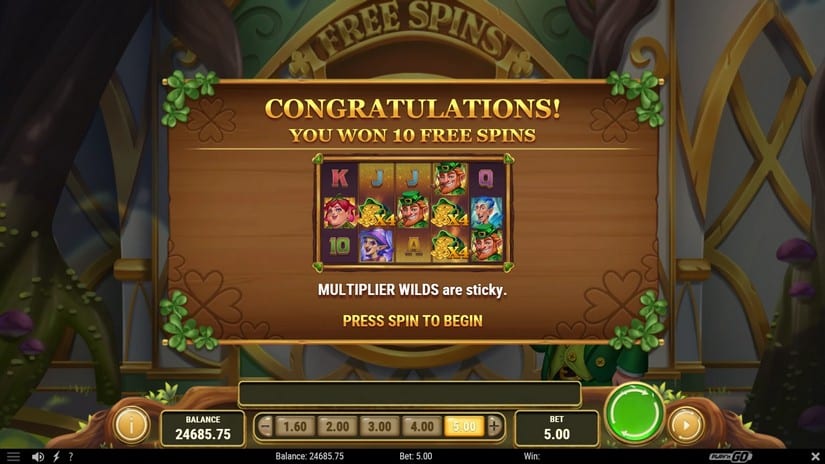 Leprechaun’s Vault slot screen 4