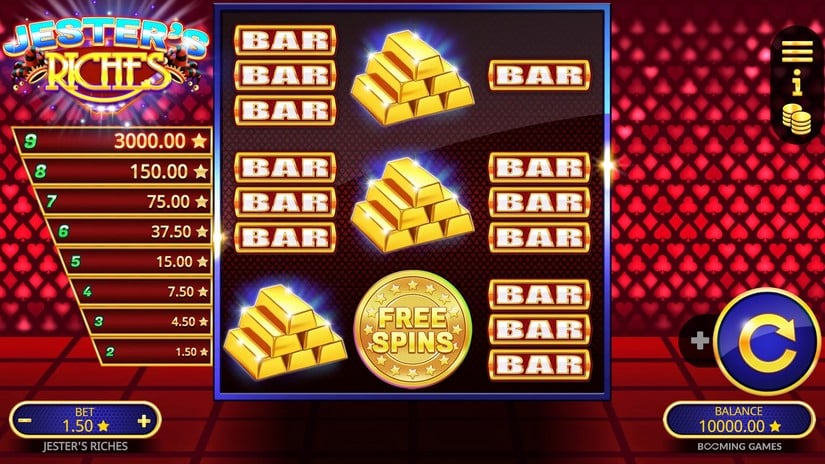 Jesters Riches slot screen 1