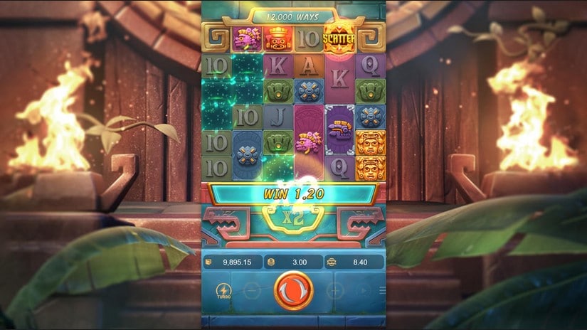 Treasures of Aztec slot screen 4