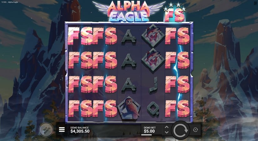 Alpha Eagle slot screen 4