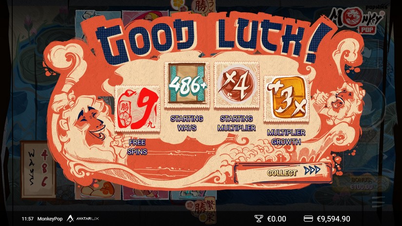 MonkeyPop slot screen 5