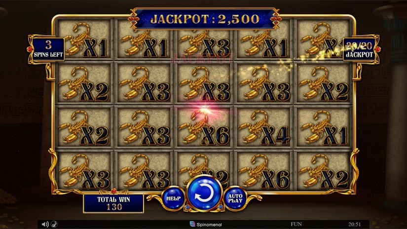 Lucky Jack Tuts Treasures slot screen 9