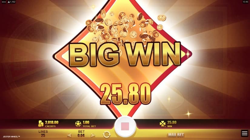 Jester Wheel slot screen 6