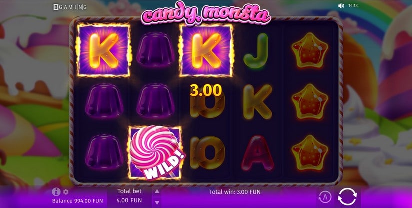 Candy Monsta slot screen 2